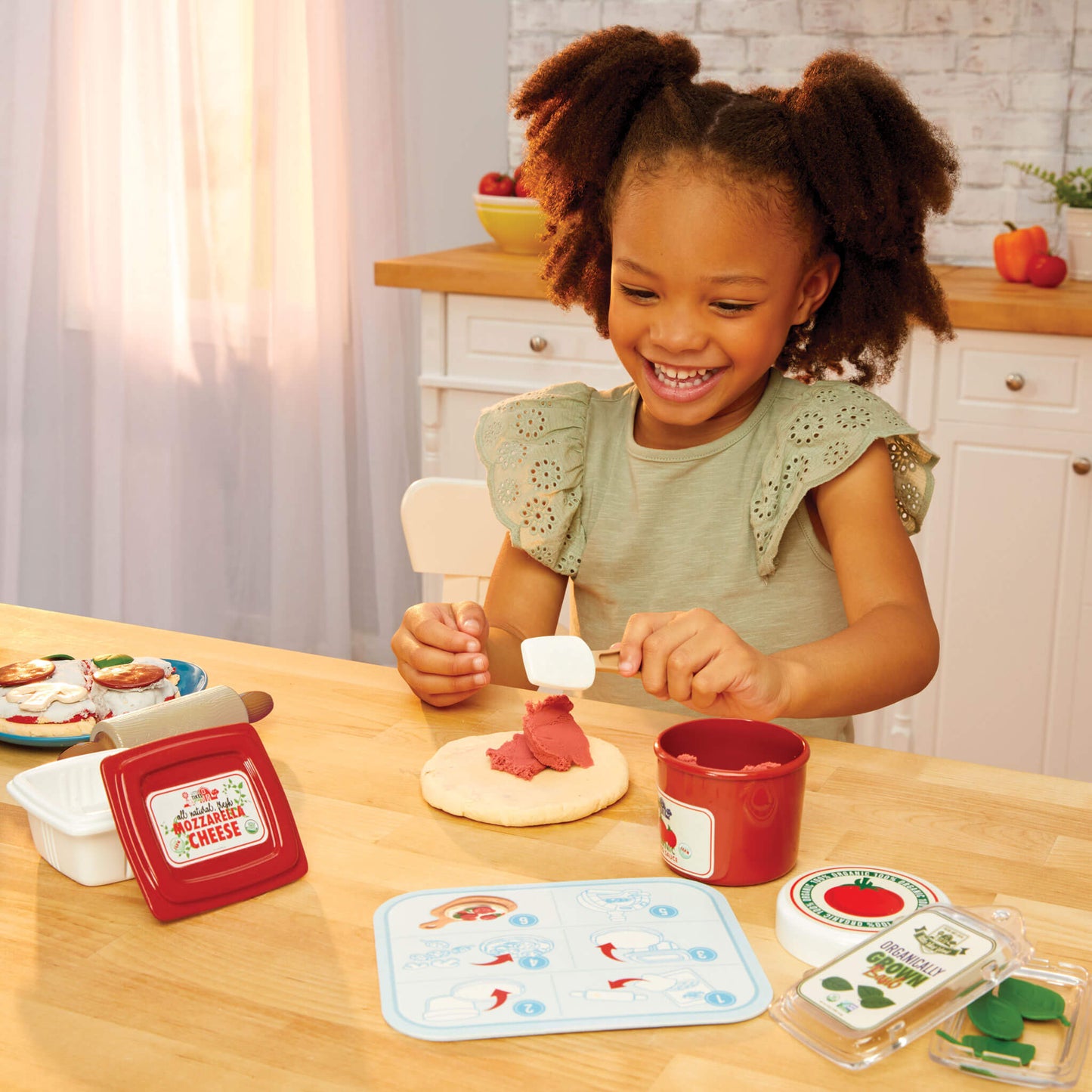 Creative Chefs™ Pizza Kit – Cooking Playset with Light-Up Pizza Oven