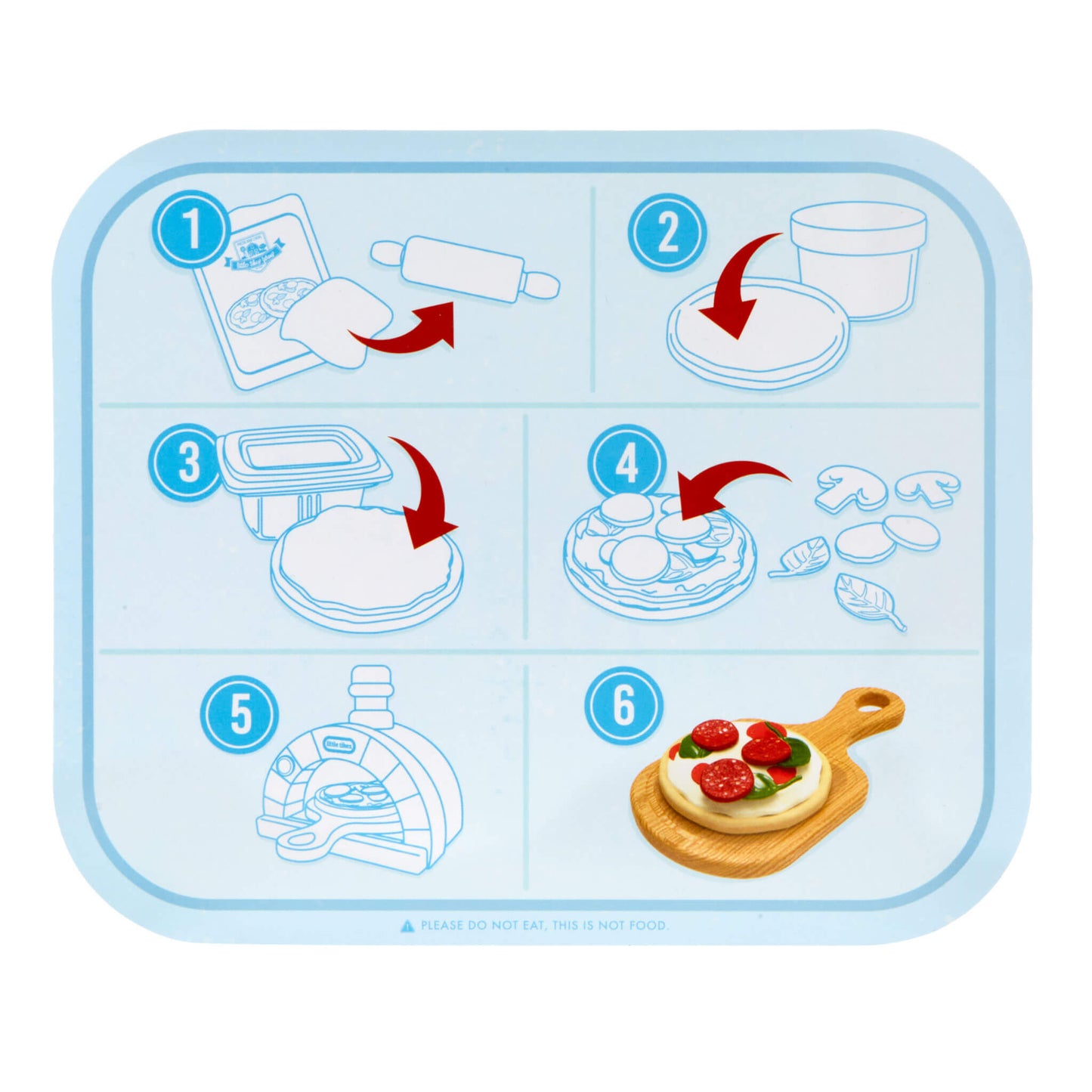 Creative Chefs™ Pizza Kit – Cooking Playset with Light-Up Pizza Oven
