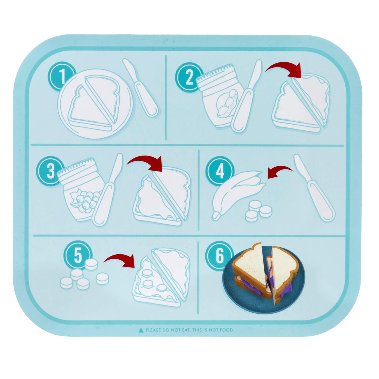Creative Chefs™ Peanut Butter & Jelly Kit – Sandwich-Making Playset