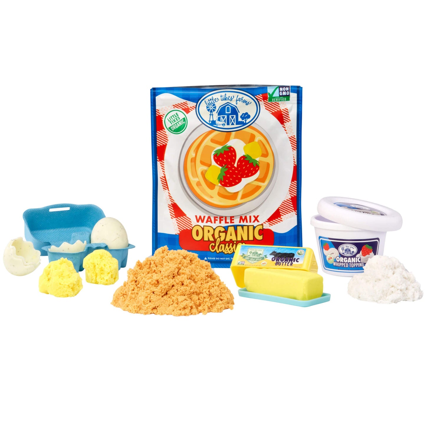 Creative Chefs™ Waffle Kit – Breakfast Playset with Functional Waffle Maker