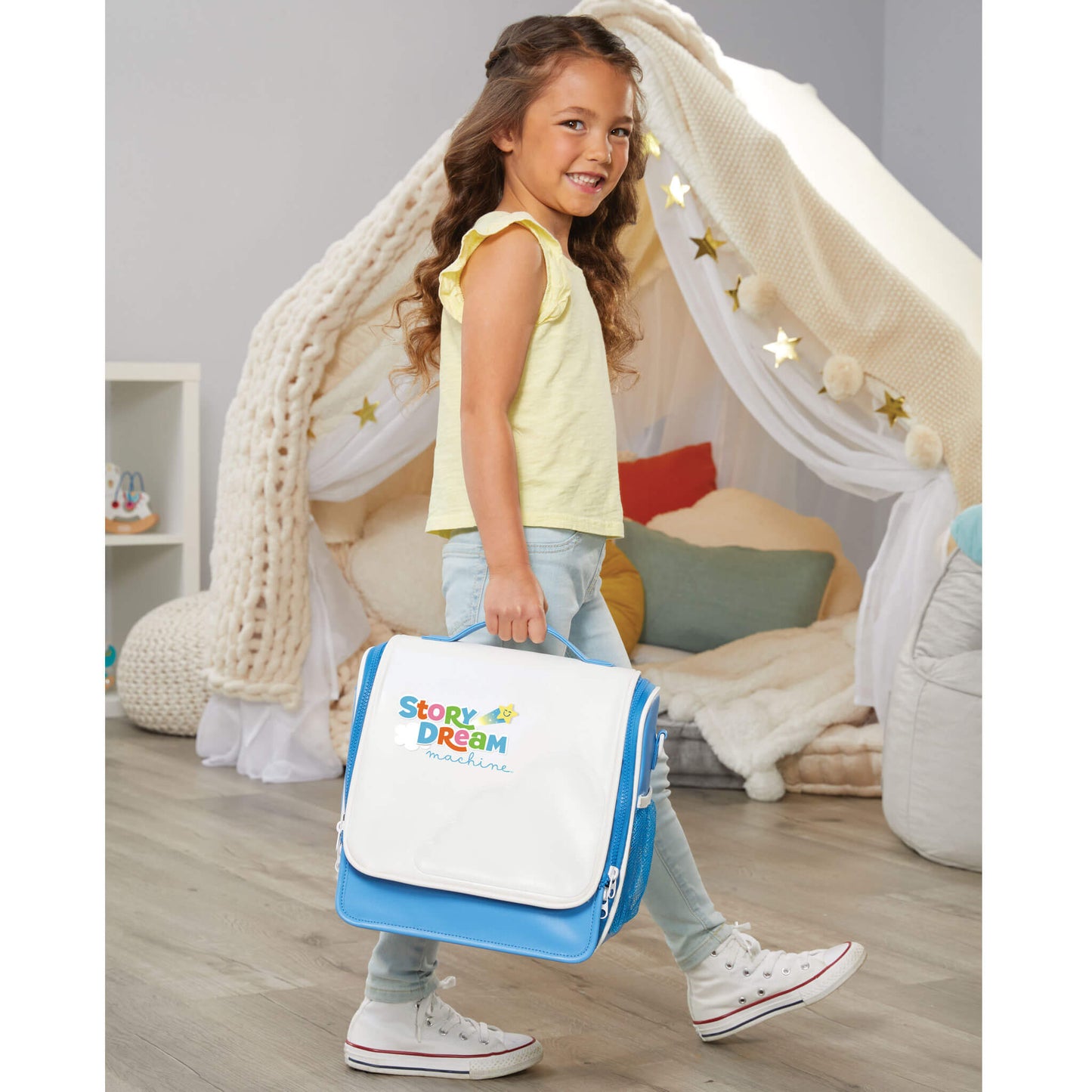 Story Dream Machine™ Storytime Travel Case – Portable Storage for Projector, Cartridges & Figurines