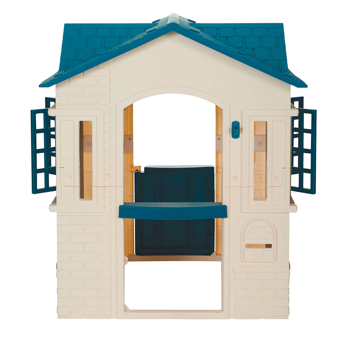 Cape Cottage Playhouse Blue – Indoor & Outdoor Playhouse with Working Door and Shutters