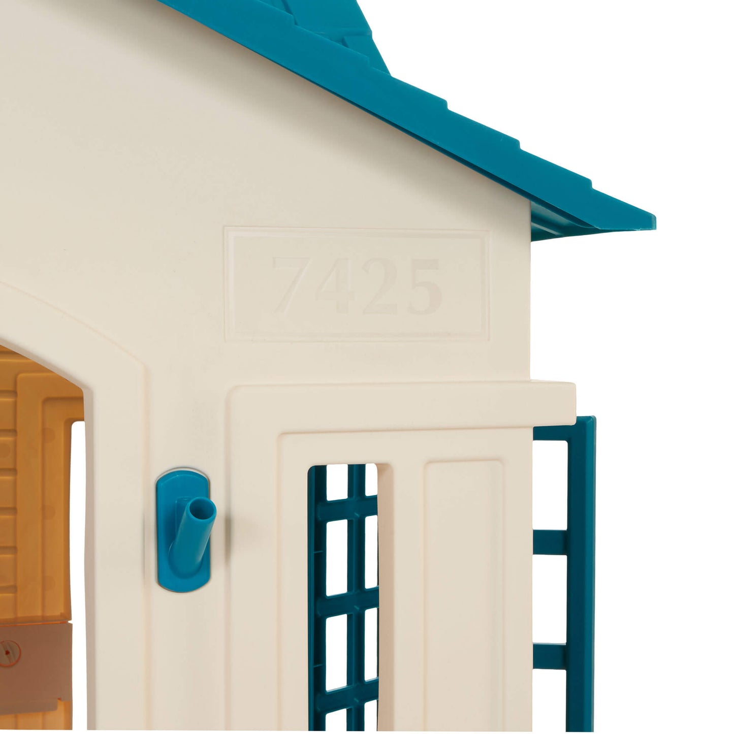 Cape Cottage Playhouse Blue – Indoor & Outdoor Playhouse with Working Door and Shutters