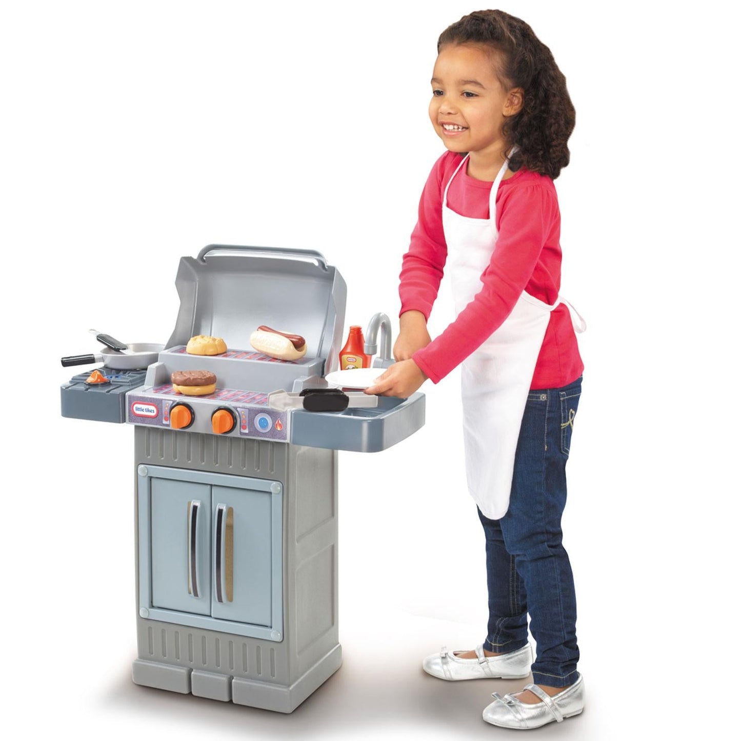 Cook 'n Grow™ BBQ Grill Toy – Toddler Play Grill with Dual Stages for Indoor & Outdoor Play