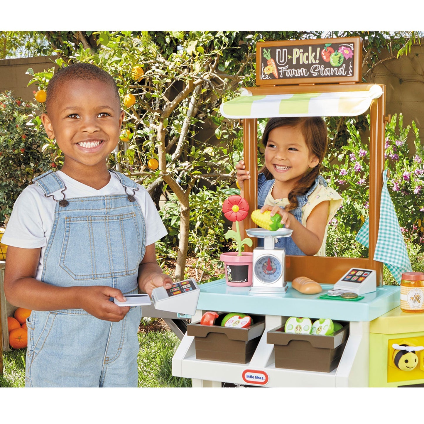 3-in-1 Garden to Table Market - Gardening Playset with 30+ Accessories