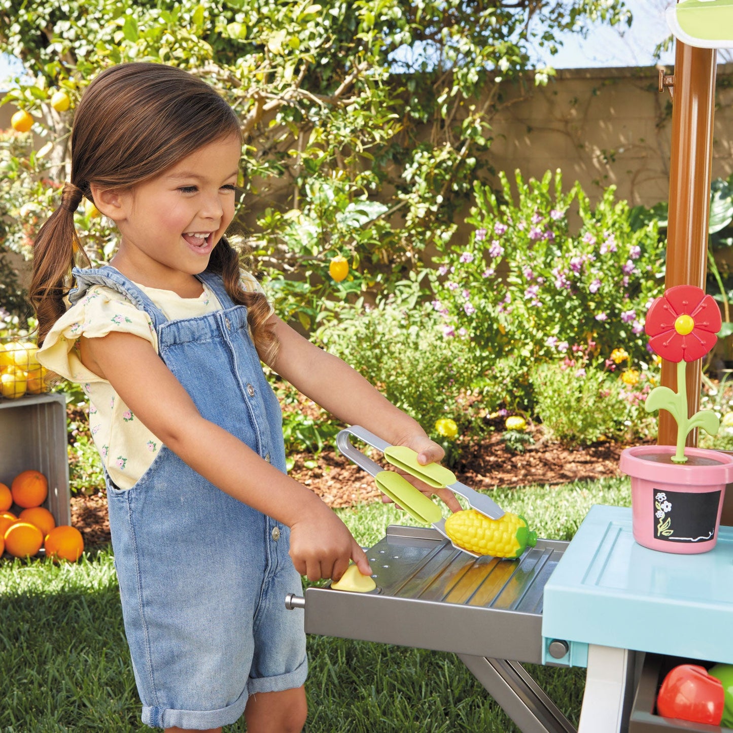 3-in-1 Garden to Table Market - Gardening Playset with 30+ Accessories