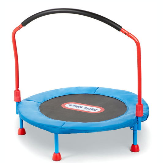 Easy Store 3ft Trampoline – Foldable Indoor Trampoline with Handlebar
