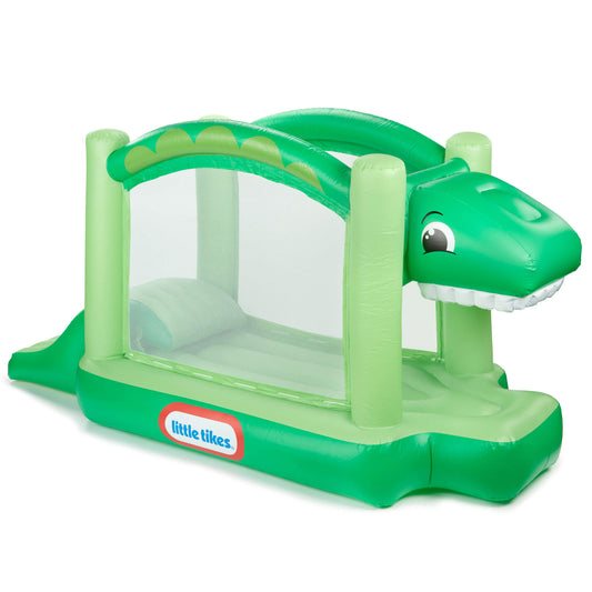 Dino Bouncer – Indoor Inflatable Bouncer with Built-In Blower & Mesh Enclosure