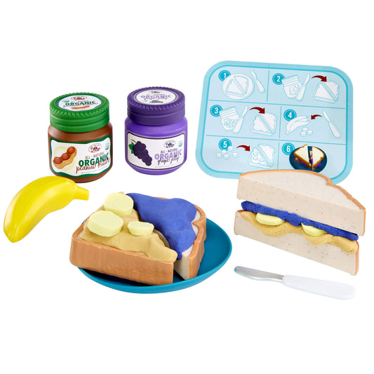 Creative Chefs™  Peanut Butter & Jelly Kit – Sandwich-Making Playset