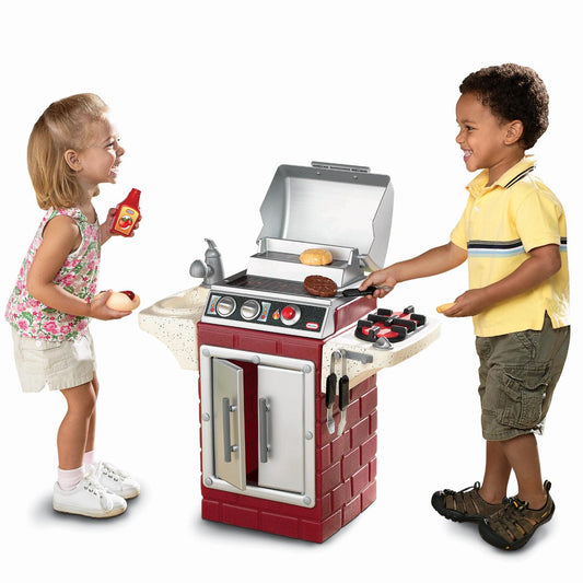 Backyard Barbecue Get Out 'n' Grill – Grill Playset with Food and Utensils