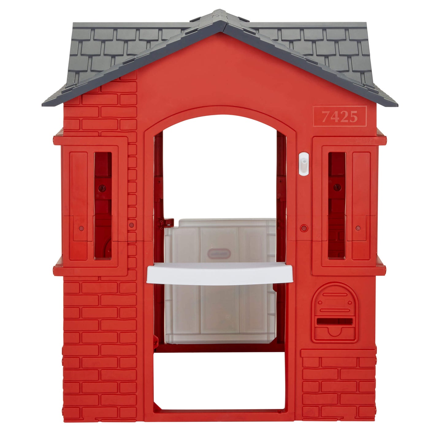 Cape Cottage Playhouse Red – Indoor & Outdoor Playhouse with Working Door and Shutters