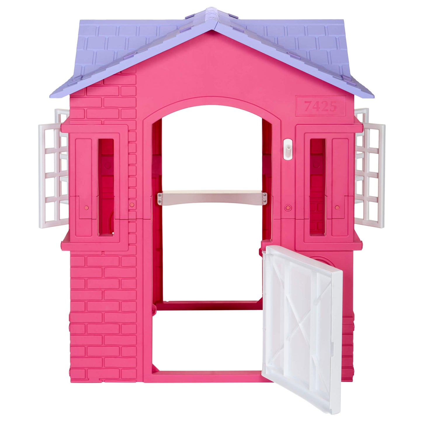 Cape Cottage Playhouse Pink – Indoor & Outdoor Playhouse with Working Door and Shutters