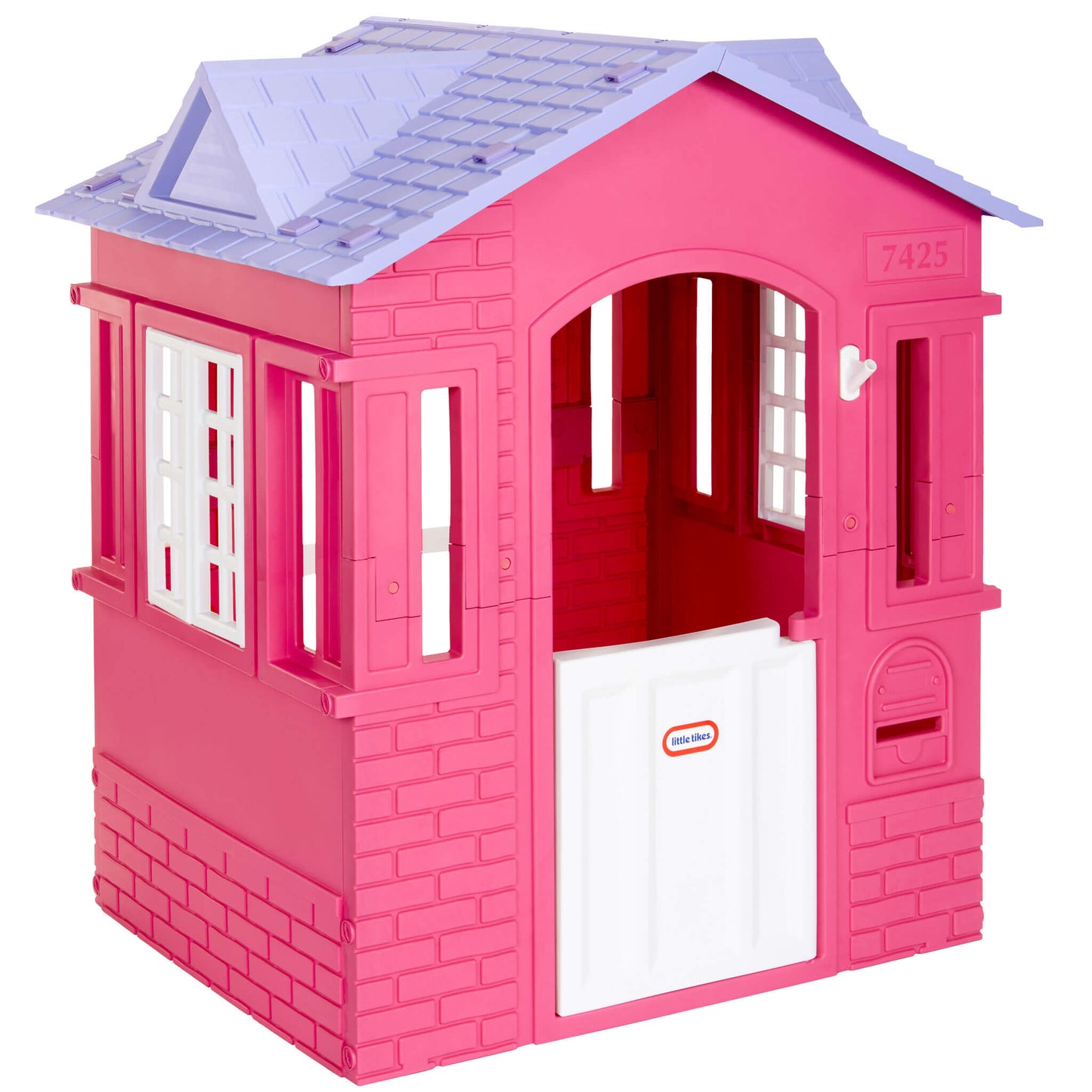 Cape Cottage Playhouse Pink – Indoor & Outdoor Playhouse with Working Door and Shutters