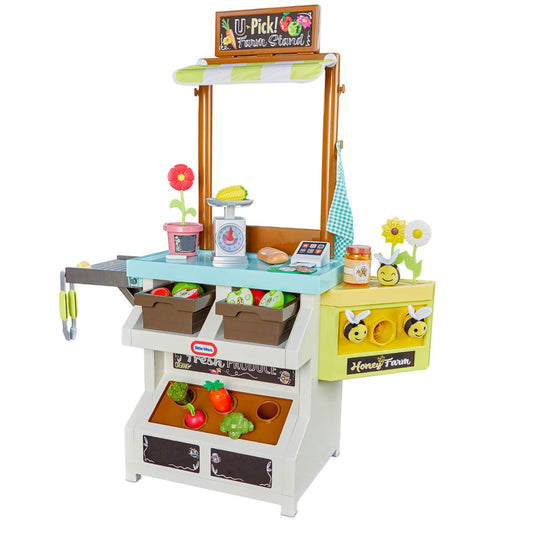 3-in-1 Garden to Table Market - Gardening Playset with 30+ Accessories